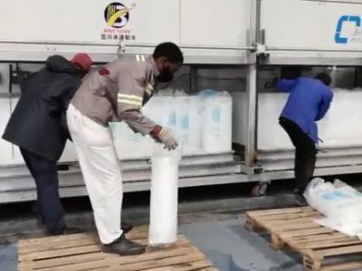 博茨瓦納6T直冷式塊冰機食用冰案例